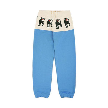 MINI RODINI Panther-Panels Sweatpants unisex 155924186 [P]