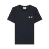 MAISON KITSUNE Doppelter Fox-Head T-Shirt 154388205 [P]