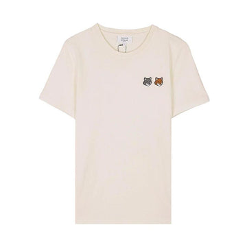 Maison Kitsune P702 SS26 Women's Double Foxhead T-Shirt 154388195 [P]