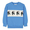 MINI RODINI Unisex Panther Panel Sweatshirt 155736258 [P]