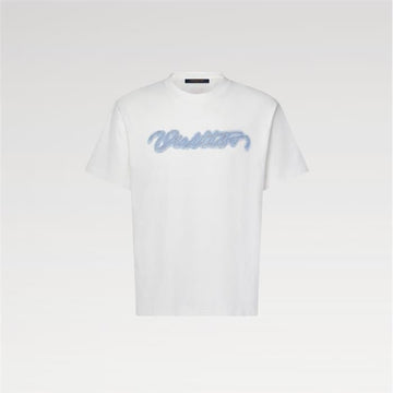 Louis Vuitton Denim Signature Short Sleeve T-Shirt 1AK7H1 / Men's Round Neck T-Shirt 157834779 [P]