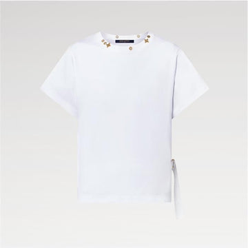 LOUIS VUITTON Seitenriemen T-Shirt 1A4PF7 / Damen Rundhalsausschnitt Kurzarm T-Shirt 157834790 [P]