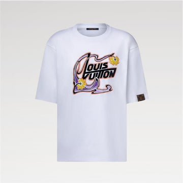 Louis Vuitton Signature T-Shirt 1AJHHQ / Women's Round Neck Short Sleeve T-Shirt 157834796 [P]