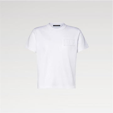 LOUIS VUITTON Signature Patch T-Shirt 1AK0HX / Damen Rundhals Kurzarmshirt 157834803 [P]