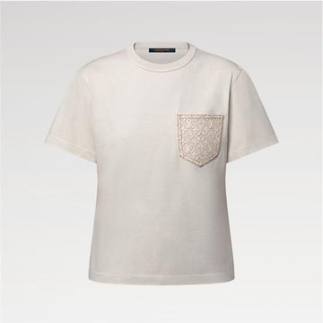 LOUIS VUITTON Signatur Taschen T-Shirt 1AJHH / Damen Rundhals Kurzarm-T-Shirt 157834812 [P]