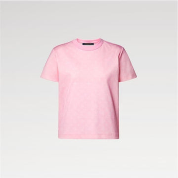 LOUIS VUITTON Crop Top mit Mahina-Druck 1AK60 / Damen Runde Hals Kurzarm T-Shirt 157834825 [P]