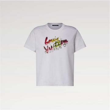 LOUIS VUITTON Candy Signature T-Shirt 1AK0I5 / Damen Rundhalsausschnitt Kurzarmshirt 157834828 [P]