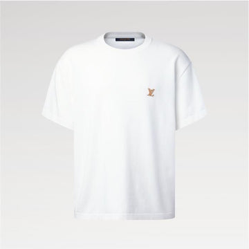 LOUIS VUITTON Kurzarmshirt mit Rundhalsausschnitt und Signatur 1AK70O 157834829 [P]