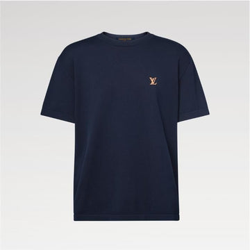 LOUIS VUITTON Kurzarm-Crewneck mit Signature 1AK70W / Herren Rundhals T-Shirt 157834830 [P]