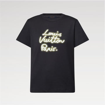LOUIS VUITTON Signature T-Shirt 1AIWA5 / Damen Rundhals Kurzarmshirt 157834840 [P]