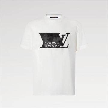LOUIS VUITTON Bedrucktes Signatur T-Shirt 1AJRD / Herren Rundhalsausschnitt Kurzarm T-Shirt 157834852 [P]