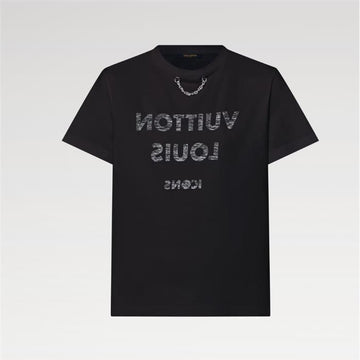 LOUIS VUITTON T-Shirt mit Druck 1A84C / Damen Rundhalsausschnitt Kurzarmshirt 157834858 [P]