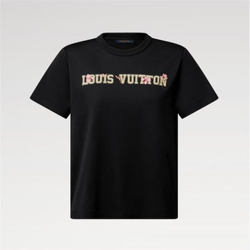 LOUIS VUITTON シグネチャープリントTシャツ 1AK1IG / レディースラウンドネック半袖Tシャツ 157834866 [P]