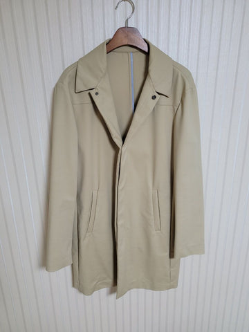 SYSTEM Men's Beige Mac Coat 100 157840251
