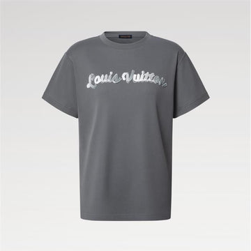 Louis Vuitton Gradient Signature T-Shirt 1AJHFQ / Women's Round Neck Short Sleeve T-Shirt 157840276 [P]