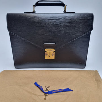 LOUIS VUITTON セビエット ブリーフケース ブラック 男女兼用 601-21 157846587