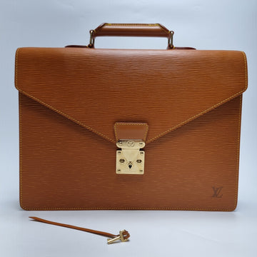 LOUIS VUITTON Serbiette Aktentasche in Kamel mit edler Verarbeitung 604-17 157848873