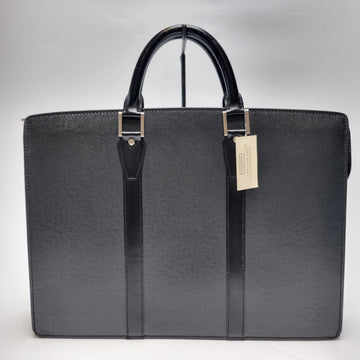 Louis Vuitton Taiga Lozan Black Document Bag for Men and Women (Top Grade Briefcase, Good Interior) 605-59 157853025