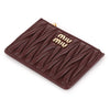 Miu Miu Nappa Leather Card Holder 157855440 [P]