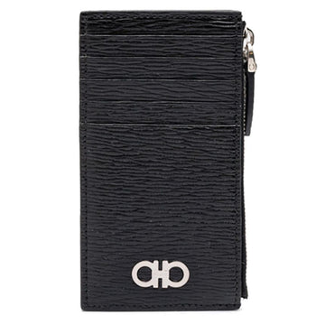SALVATORE FERRAGAMO Zipper-Kartenetui 66-0805 NERO 749689 157855641