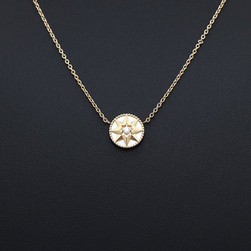 DIOR Rose des Vents Halskette in Gelbgold kk65673347 157859168