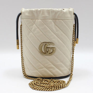 GUCCI Rundes Mini Bucket Crossbody Bag 573817 GG 157865436