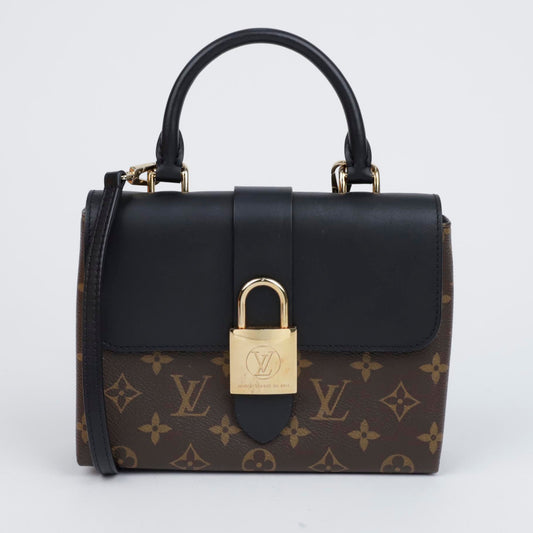 LOUIS VUITTON Rocky BB Monogram Canvas Tote Bag Schwarz 157550118