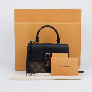 Louis Vuitton Monogram Canvas Tote Bag Black 157550118