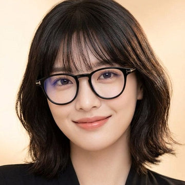 Tom Ford Blue Light Blocking Glasses Frame TF5899B 001 Lightweight Horn Rim Unisex Fashion Eye Protection 66885092 [P]