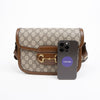Gucci Horsebit 1955 GG Small Shoulder Bag Brown 157549242 [P]