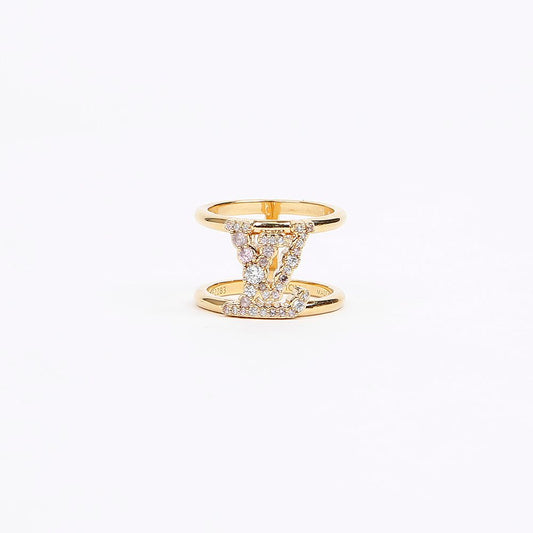 LOUIS VUITTON Iconischer Trezo Ring M1223M 157685803