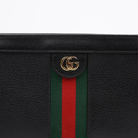GUCCI オフィディア GG スモール レザー ショルダーバッグ ブラック 157688571 [P]