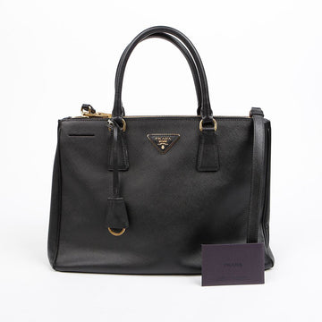 Prada Large Saffiano Leather Tote Bag Black 157819530