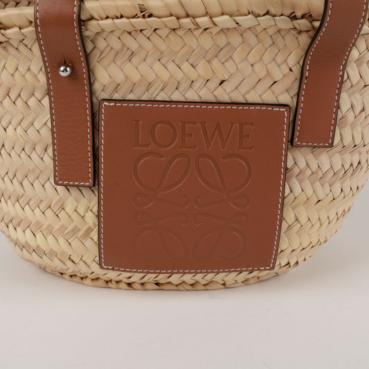 LOEWE Logo Rattan kleine Korbtasche 157593534