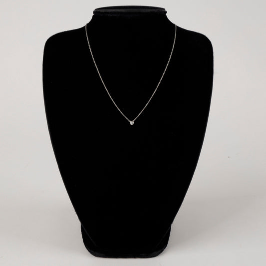 TIFFANY & CO Einzelner Diamant Elsa Peretti Halskette 157594277