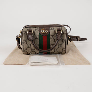 GUCCI Ophidia Mini Tote Bag Beige 157594286