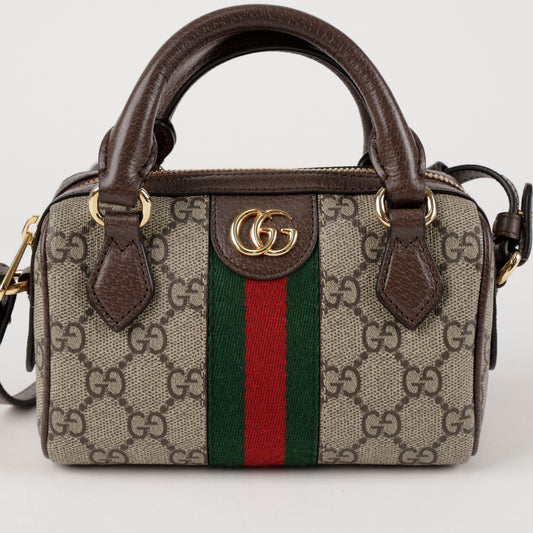 GUCCI Ophidia Mini Tote Bag Beige 157594286