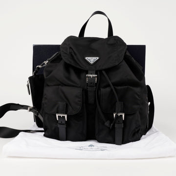 PRADA ミディアム リナイロン バックパック ブラック 157638376