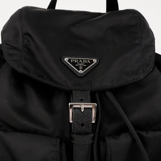 PRADA Medium Rucksack Nylon Schwarz 157638376