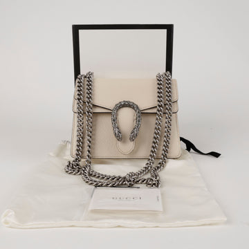 GUCCI ミニディオニソスチェーンホワイトショルダーバッグ 157796084