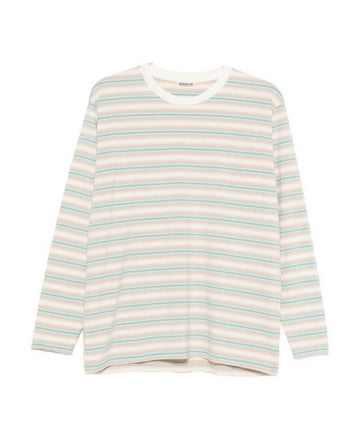 AURALEE グラデーションストライプジャージLS TシャツフェードBLUE A25AP01GJ 152202069