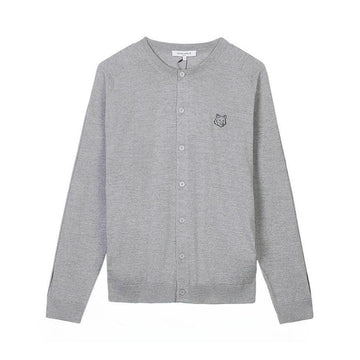 MAISON KITSUNE H150 SS26 メンズ フォックスヘッド メリノ カーディガン 154952770 [P]