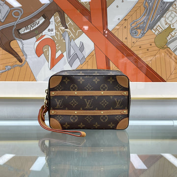 LOUIS VUITTON ソフトトランククラッチ モノグラムキャンバス 157869211