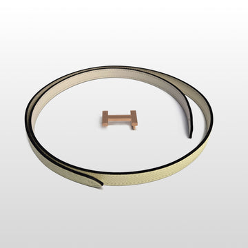 HERMES 13mm Hバックルリバーシブルベルト (W, 2024) 157869669