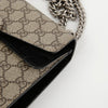 Gucci Mini GG Supreme Canvas Dionysus Chain Shoulder Bag Black 157549228 [P]