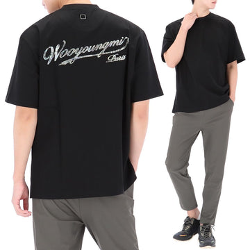 WOOYOUNGMI T-Shirt mit kurzem Arm und Lettering am Rücken 26SS 157871076