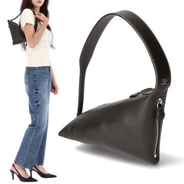 COURREGES Letzte Lager Lucky Chance Schultertasche 223GSA043CV0018 CHOCOLATNOIR 157871211