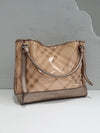 BURBERRY Supernova Check PVC Tote Bag in Pink 157871315 [P]