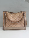 BURBERRY Supernova Check PVC Tote Bag in Pink 157871315 [P]