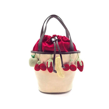 MOSCHINO Frucht Charm Bucket Bag L631955 157871642